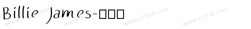 Billie James字体转换